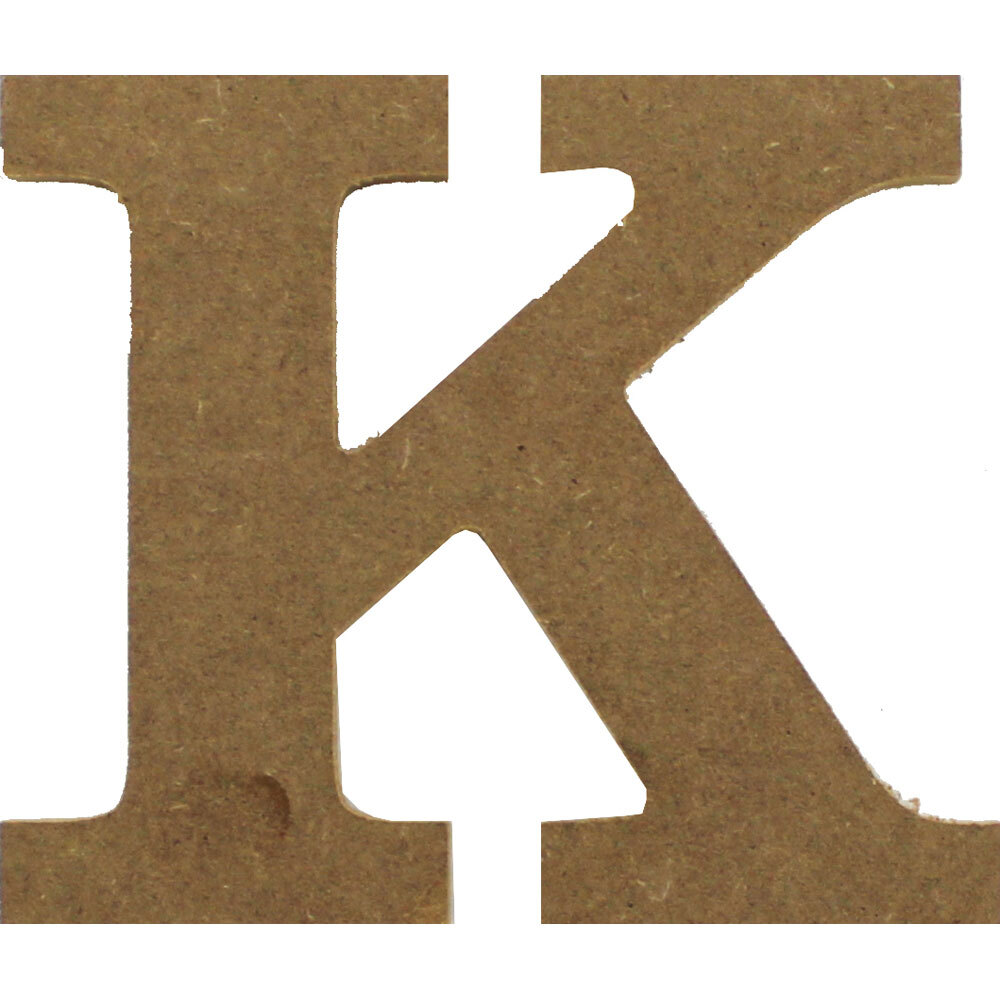 MDF Letter - K - 17cm x 0.12cm