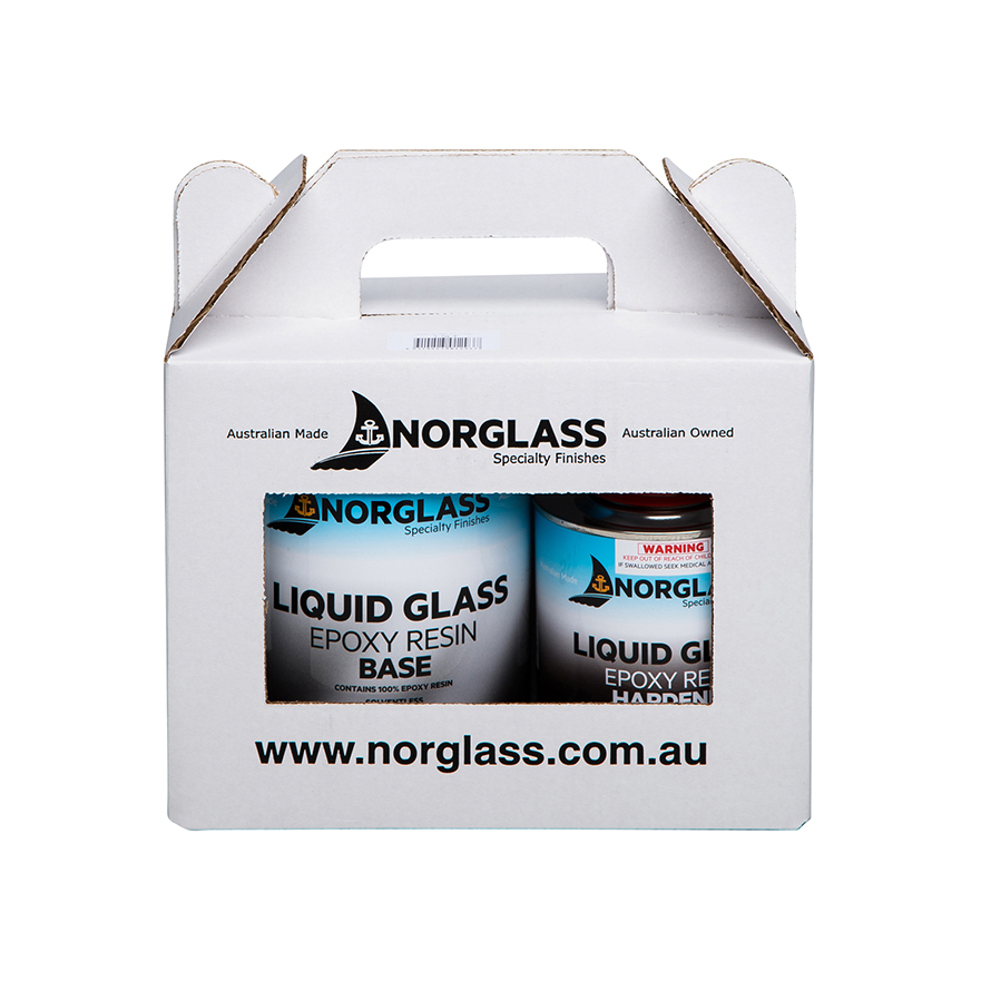 Norglass Liquid Glass Epoxy Resin 1.5 litre Pack made in Australia